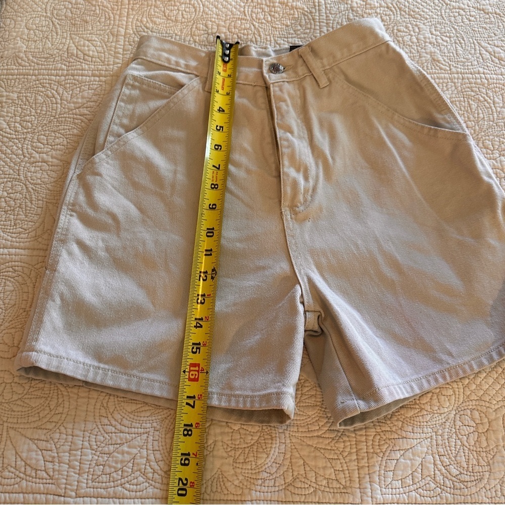 Route 66 Women's High Waist Tan Shorts Size 3/4 Juniors Outdoor Picnic Classic - Picture 2 of 11
